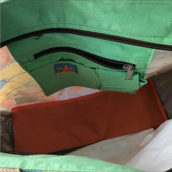 SUN AND SAND Canvas Beach Bag Tote - Picture 7 of 7